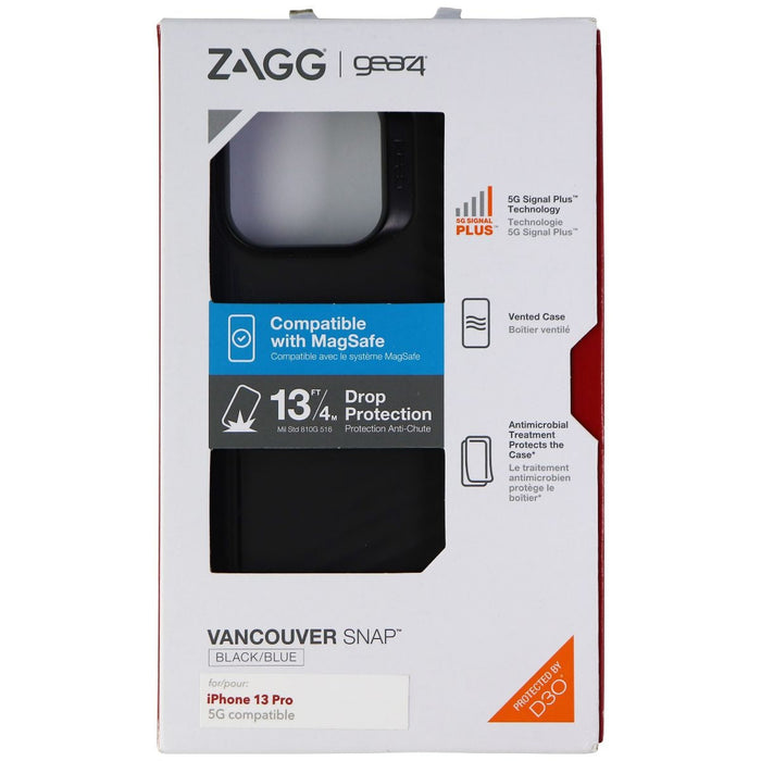 ZAGG Vancouver Snap Series Case for MagSafe for iPhone 13 Pro - Black/Blue - for just $9.95! 