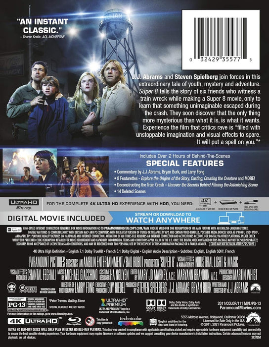 Super 8 - Limited Edition Steelbook (4K Ultra HD + Digital) - for just $41.99! 