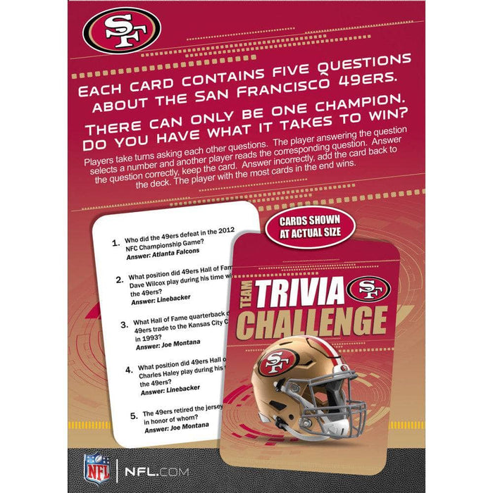 San Francisco 49ers Trivia Challenge - for just $12.99! 