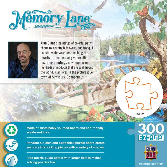 Memory Lane - Cabin Crossing 300 Piece EZ Grip Jigsaw Puzzle - for just $14.99! 
