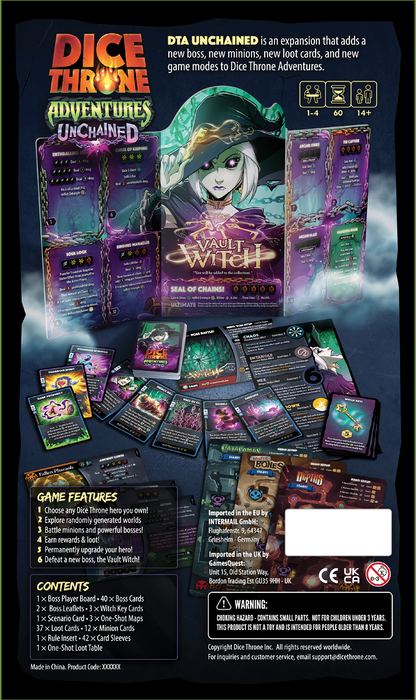 Dice Throne: Adventures - Unchained Expansion - for just $24.99! 