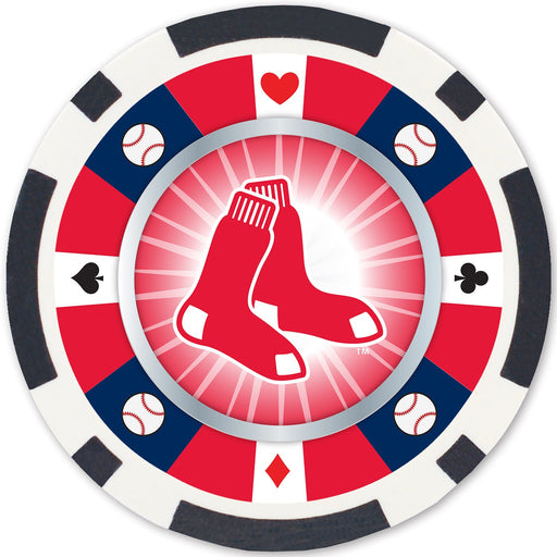 Boston Red Sox 100 Piece Poker Chips - Premium Poker Chips & Sets - Just $29.99! Shop now at Retro Gaming of Denver