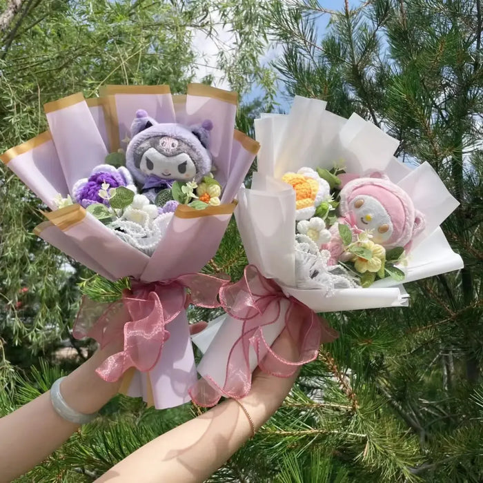 Sanrio Plush Flower Bouquet – Hello Kitty & Kuromi Gift Set - for just $38.95! 