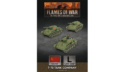 Flames of War: Soviet T-70 Tank Company (Late War) - for just $30! 