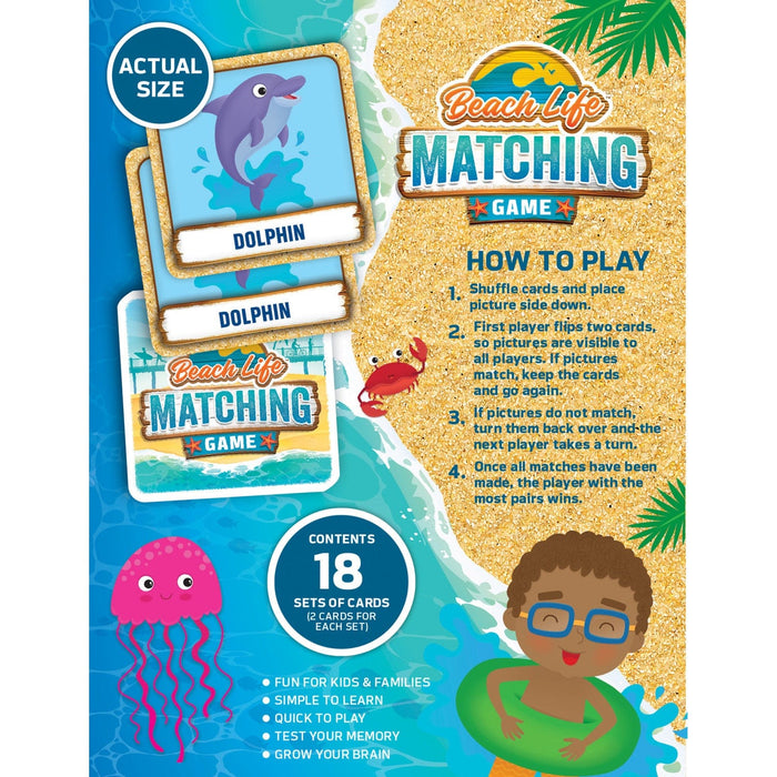 Beach Life Matching Game - for just $9.99! 