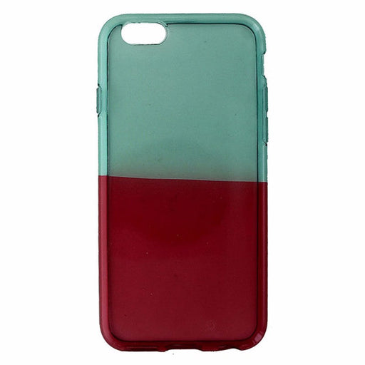 Insignia Soft Shell Case for Apple iPhone 6S / 6 - Translucent Teal & Red - for just $6.99! 