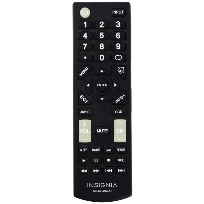 Insignia Remote Control (NS-RC4NA-16) for Select Insignia TVs - Black - for just $6.74! 