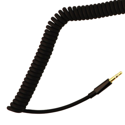 Insignia 9-Foot Coiled Audio Cable with Premium 3.5mm Connectors - Black - for just $4.99! 