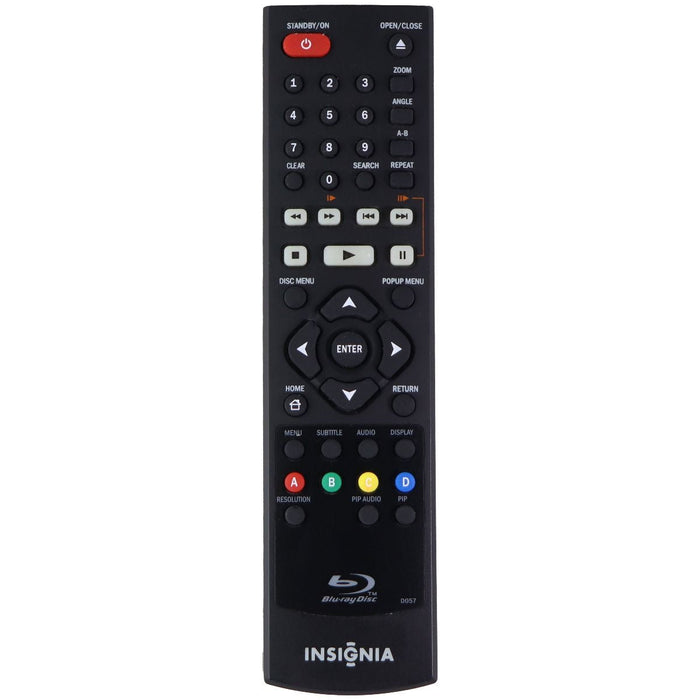 Insignia Remote Control (D057) for Blu-Ray Disc Player - Black - for just $10.52! 