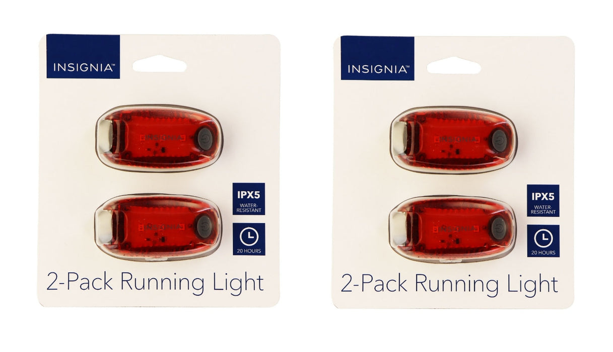 Insignia 2x (2 Pack of LED) Running Lights for Running/Walking/Biking - Red - Just $9.99! Shop now at Retro Gaming of Denver