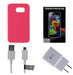 OEM Cable & Adapter + Screen Protector KIT w/ M-Edge Case for Galaxy S6 - for just $14.99! 