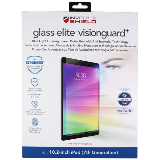 ZAGG (Glass Elite VisionGuard+) Screen Protector for Apple iPad (10.2) 8 / 7 Gen - for just $10.99! 