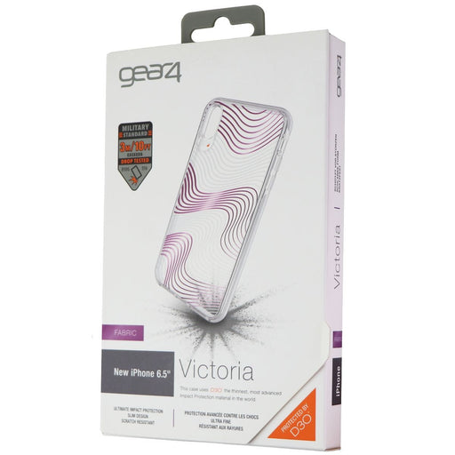 ZAGG Victoria Case for Apple iPhone Xs Max - Clear / Purple Fabric Waves - for just $6.99! 