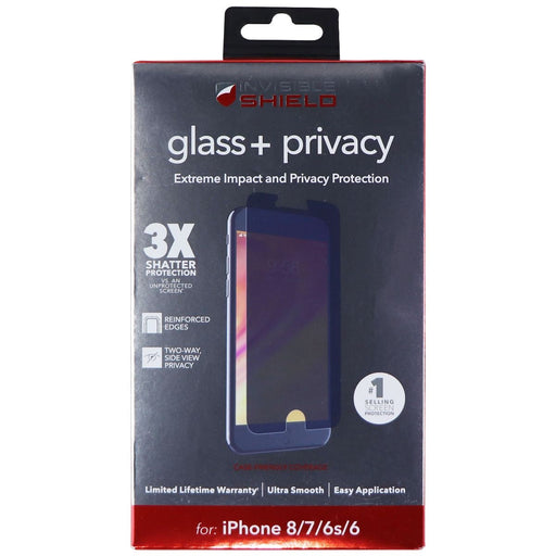 ZAGG InvisibleShield Glass+ Privacy Screen Protector for Apple iPhone 8/7/6s/6 - for just $6.99! 