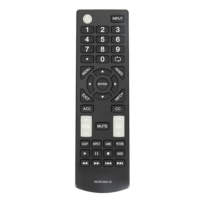 Insignia Remote Control (NS-RC4NA-18) for Select Insignia TVs - Black - Just $6.28! Shop now at Retro Gaming of Denver