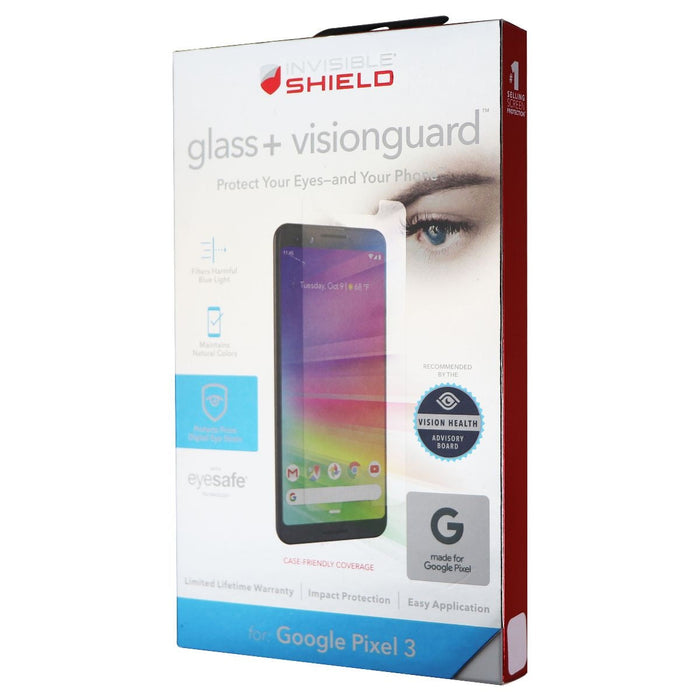 ZAGG InvisibleShield Tempered Glass+ VisionGuard for Google Pixel 3 - Clear - Just $5.99! Shop now at Retro Gaming of Denver