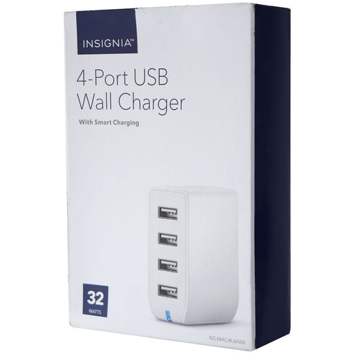Insignia (32-Watt) 4-Port USB Wall Charger - White (NS-MAC4U6NW) - for just $10.93! 