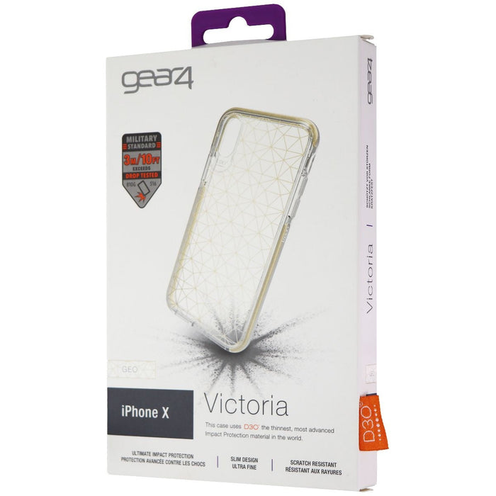 The ZAGG Victoria Case for Apple iPhone Xs & X - Geometric Gold / Clear - for just $6.99! 