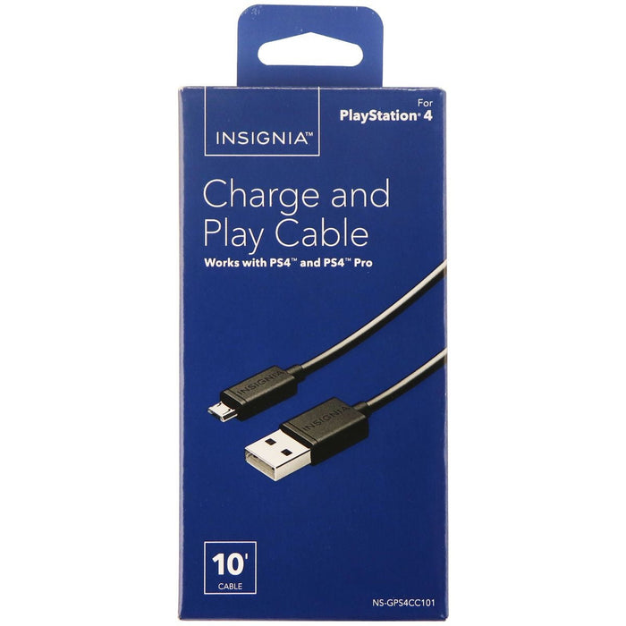 Insignia - 10ft Charge-and-Play Micro USB Cable for DUALSHOCK 4 Controllers - for just $6.99! 