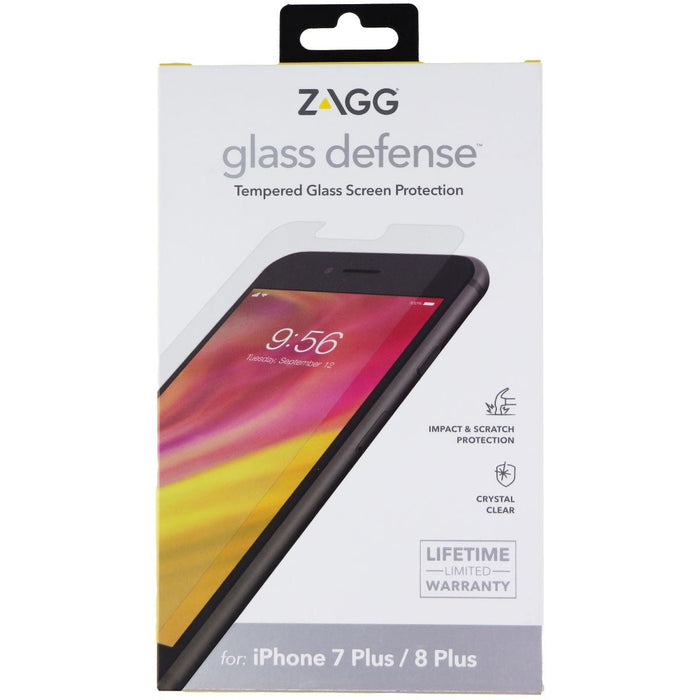 ZAGG Glass Defense Screen Protector for iPhone 8 Plus/7 Plus/6s Plus - Clear - for just $7.28! 