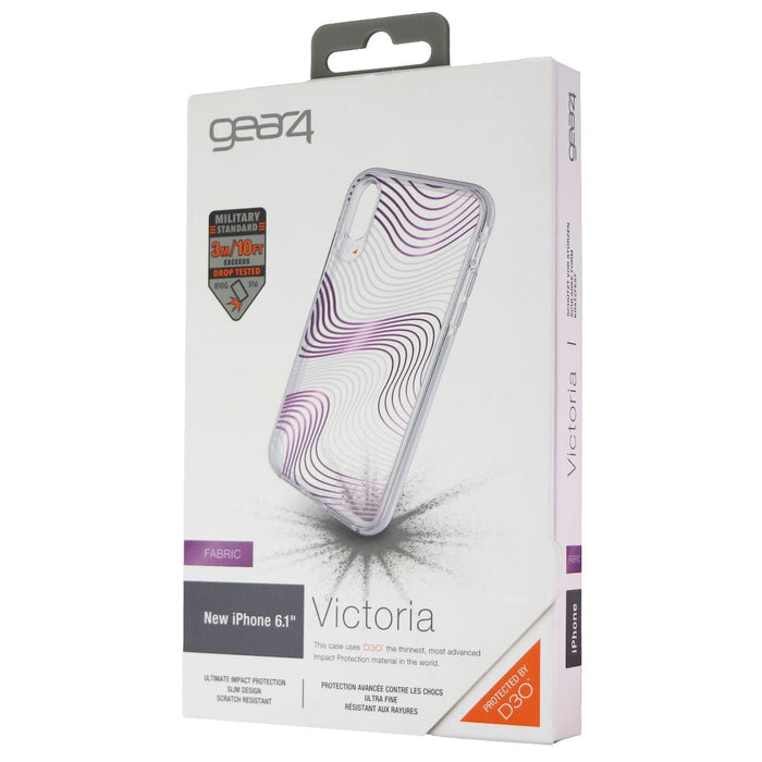 ZAGG Victoria Case for Apple iPhone XR - Clear / Purple Fabric Waves - Just $5.95! Shop now at Retro Gaming of Denver