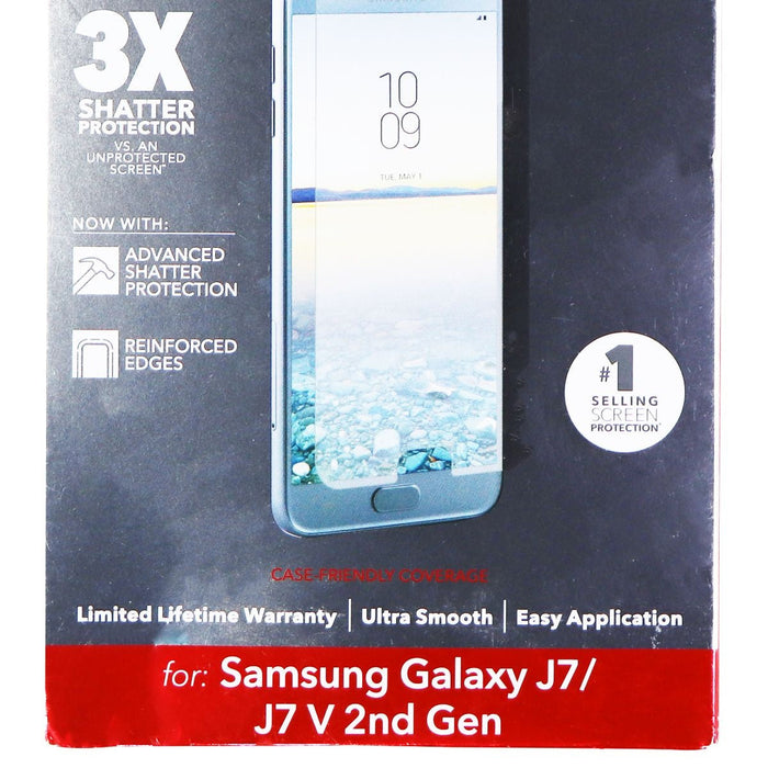 Zagg Invisible Shield Tempered Glass + Screen Protector for Samsung Galaxy J7 - for just $7.95! 
