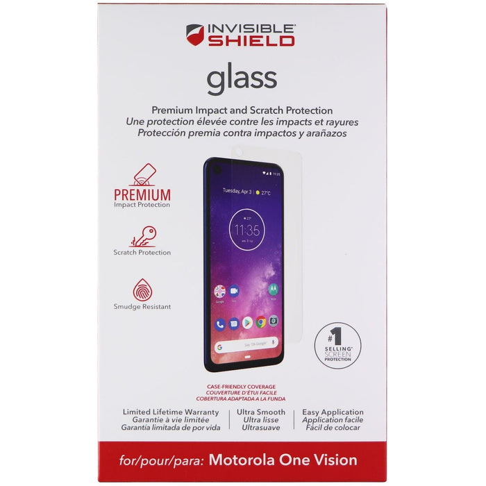 ZAGG Invisible Shield Glass Screen Protector for Motorola One Vision - Clear - Just $9.99! Shop now at Retro Gaming of Denver