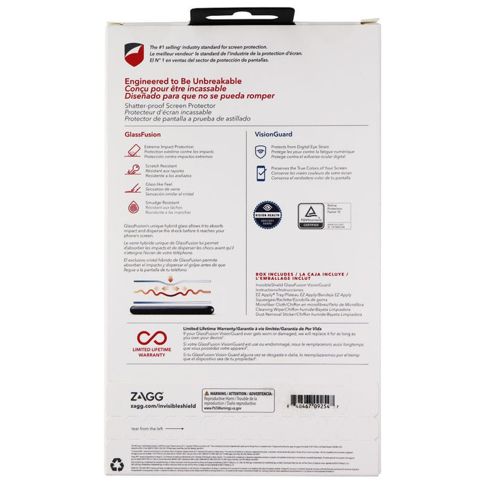 ZAGG Invisible Shield (GlassFusion VisionGuard) Screen Protector for Galaxy S10 - for just $7.95! 