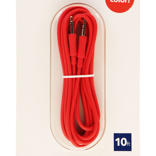 Insignia (NS-M10AUX2) 10Ft Audio Cable - Pink - Just $4.99! Shop now at Retro Gaming of Denver