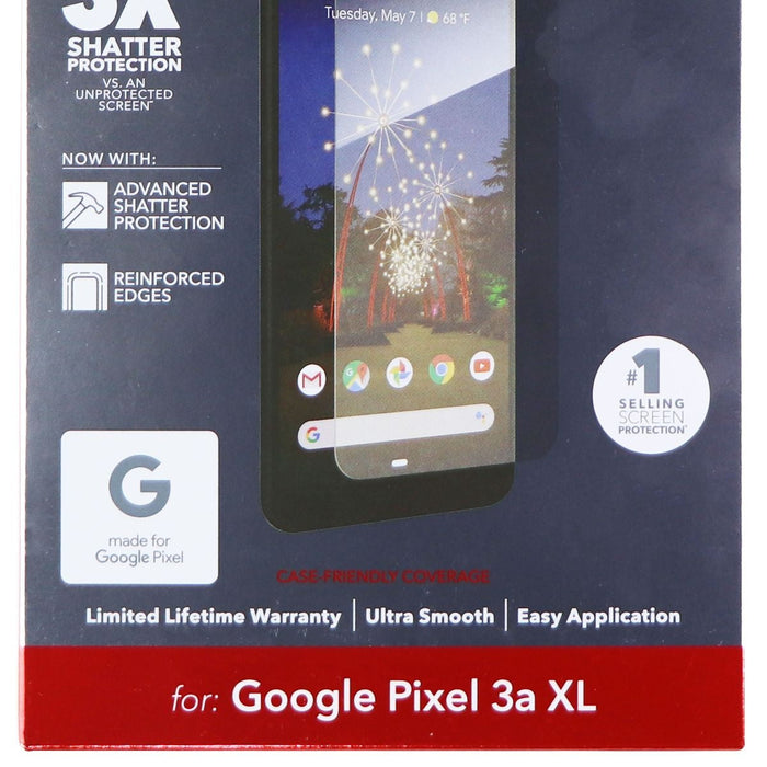 ZAGG Glass+ Tempered Glass Screen Protector for Google Pixel 3a XL - Clear - for just $6.99! 