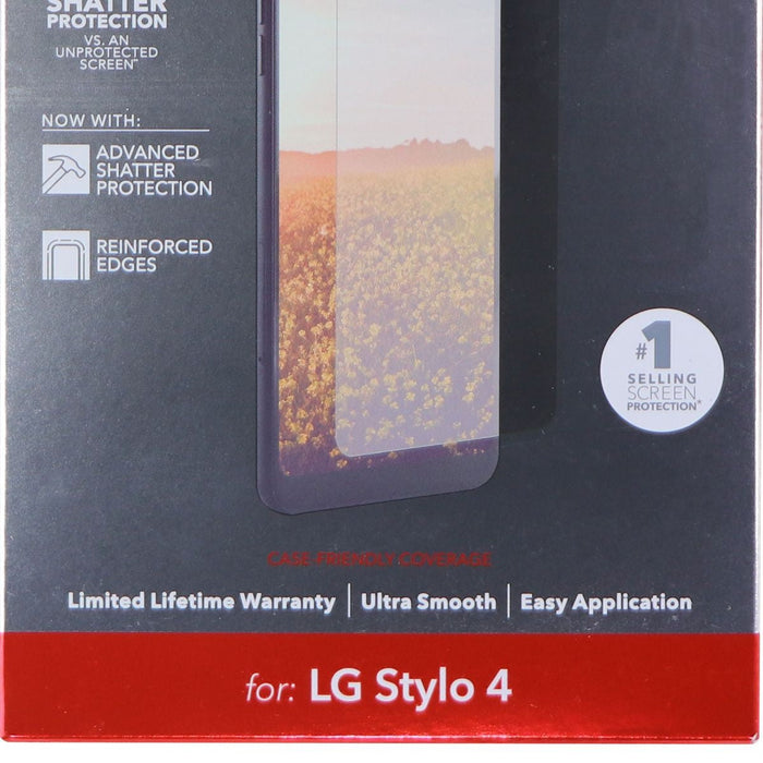 ZAGG (Glass+) Series Tempered Glass Screen Protector for LG Stylo 4 - Clear - for just $5.99! 