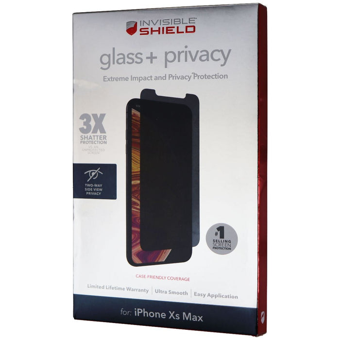 ZAGG InvisibleShield (Glass + Privacy) Screen Protector for Apple iPhone Xs Max - for just $14.95! 