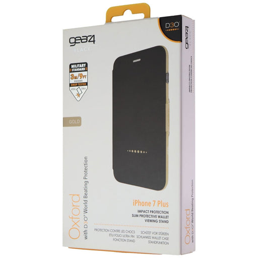 ZAGG D3O Oxford Slim Wallet Folio for iPhone 7 Plus - Gold / Black - for just $10.93! 