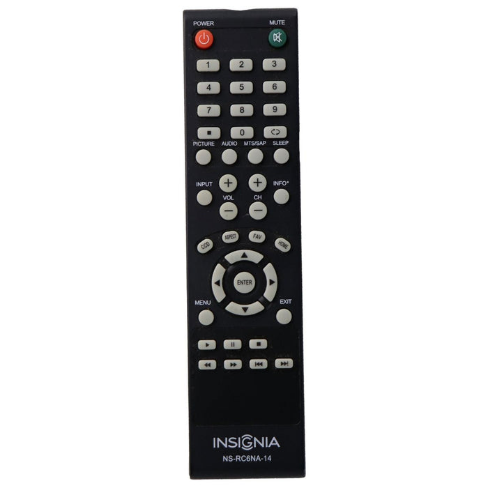 Insignia Remote Control (NS-RC6NA-14) for Select Insignia TVs - Black - Just $8.99! Shop now at Retro Gaming of Denver