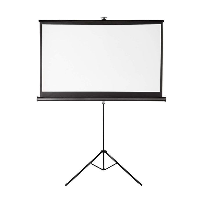 Insignia 75-inch Tri-Pod Projector Screen - Black/White (NS-SCR115) - Just $89.95! Shop now at Retro Gaming of Denver