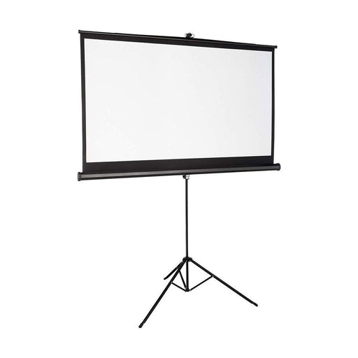 Insignia 75-inch Tri-Pod Projector Screen - Black/White (NS-SCR115) - Just $89.95! Shop now at Retro Gaming of Denver