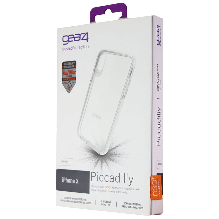 ZAGG Piccadilly Series Hybrid Case with D30 for Apple iPhone Xs/X - Clear/White - Just $4.99! Shop now at Retro Gaming of Denver