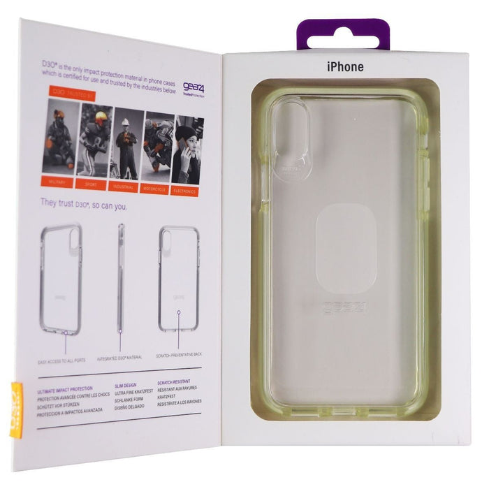 ZAGG Piccadilly Series Hybrid Case with D30 for Apple iPhone Xs/X - Clear/White - Just $4.99! Shop now at Retro Gaming of Denver