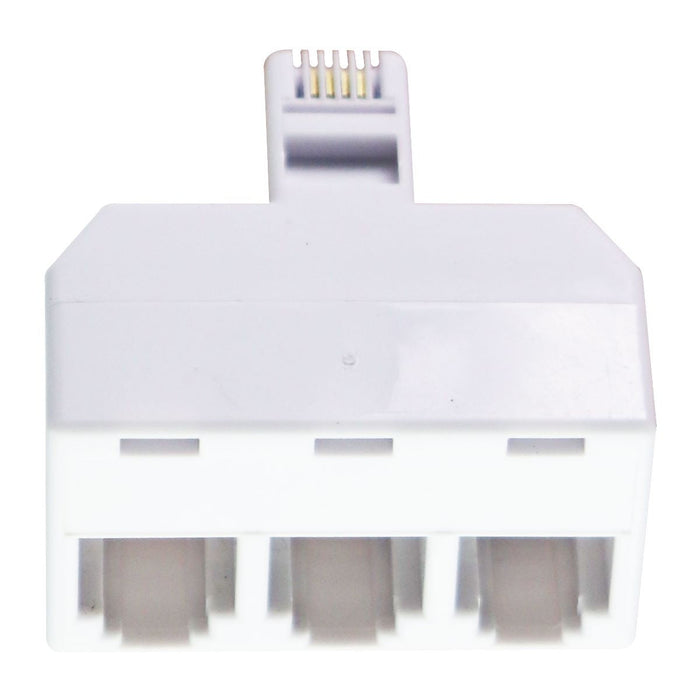 Insignia 3-Line Phone Cord Splitter - White (NS-TPTJW) - Just $4.99! Shop now at Retro Gaming of Denver