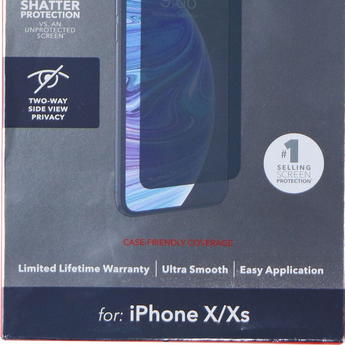 ZAGG InvisibleShield Glass+ Privacy Screen Protector for iPhone Xs/X - Tinted - for just $22.49! 