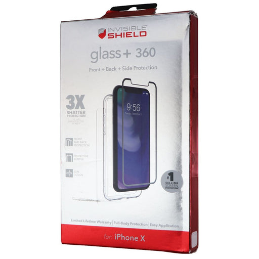 ZAGG Invisible Shield (Glass+ 360) Screen Protector for iPhone Xs/X - Clear/Blk - for just $12.11! 