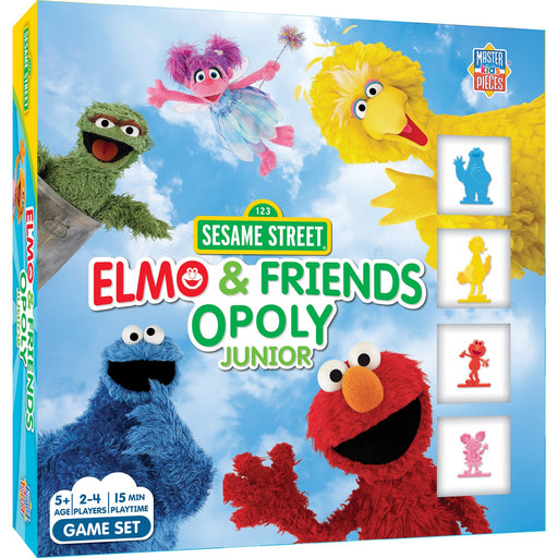 Sesame Street - Elmo & Friends Opoly Junior - Just $24.99! Shop now at Retro Gaming of Denver