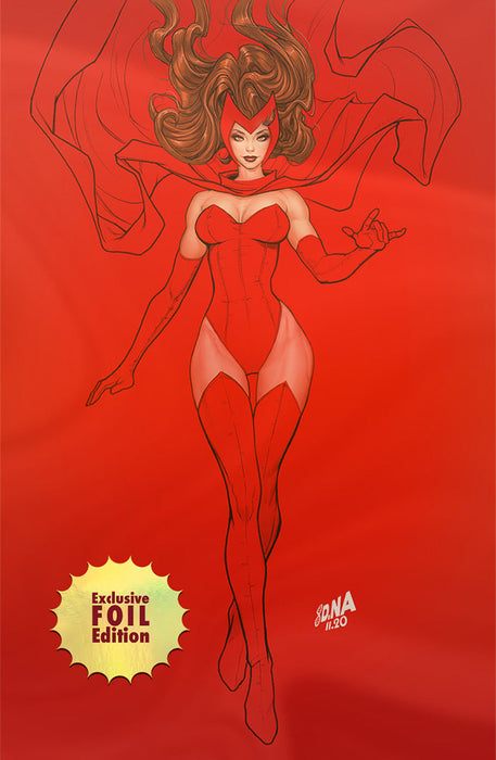 [FOIL] Scarlet Witch #4 Unknown Comics David Nakayama Exclusive Foil Virgin Color Bleed Var (04/05/2023) - for just $80! 