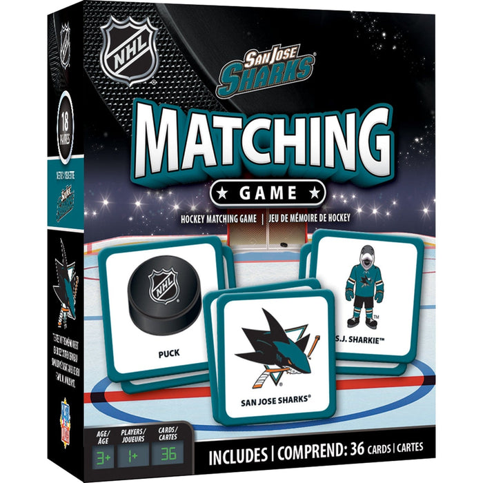 San Jose Sharks Matching Game - for just $9.99! 
