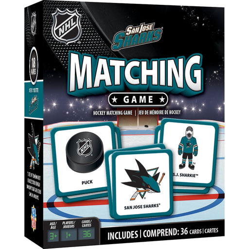 San Jose Sharks Matching Game - Just $7.79! Shop now at Retro Gaming of Denver