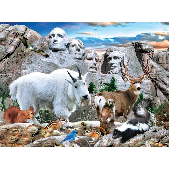 Wildlife of Mount Rushmore - 100 Piece Jigsaw Puzzle - for just $12.99! 