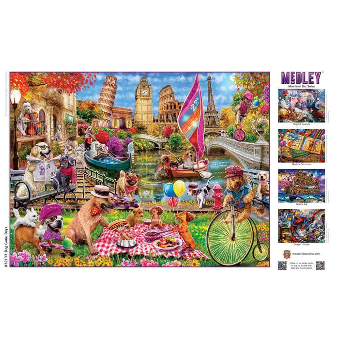 Medley - Dog Gone Days 300 Piece EZ Grip Jigsaw Puzzle - for just $14.99! 