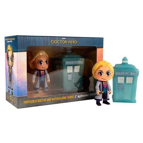 SDCC 2019 - Doctor Who 13th Doctor Kawaii and Materialising TARDIS 3-Inch Titan Vinyl Figure 2-Pack - Just $18.21! Shop now at Retro Gaming of Denver