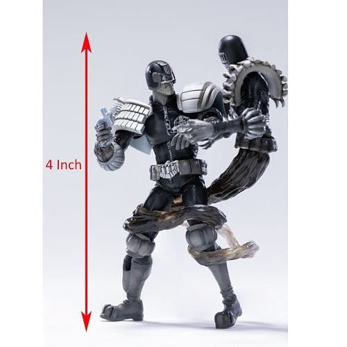 SDCC 2022 Judge Dredd VS Judge Death Black & White 1/18 Scale Figure 2 Pack - for just $39.99! 