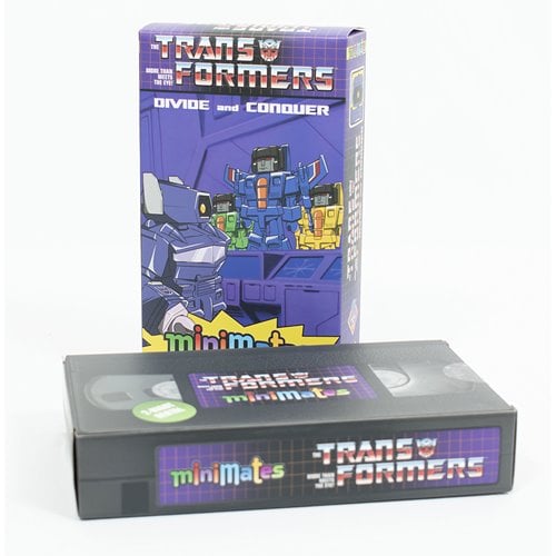 SDCC 2024 Transformers Divide & Conquer VHS Minimates Box Set - for just $30.76! 